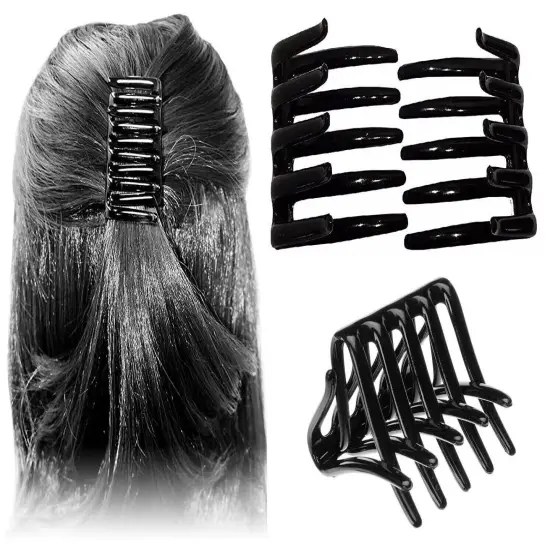 Kitcheniva 4 Pcs Assorted Colors French Crab Hair Claw Comb {1}