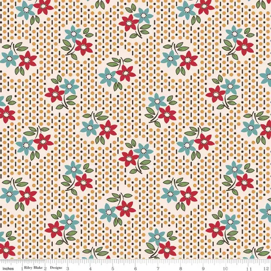 Nostalgia Wideback (108 Inch) in Cider (wb16492-cider) | Gentler Times | Lori Holt | Riley Blake {1}