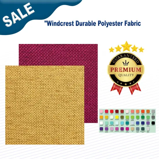 Windcrest Durable Polyester Fabric Black {2}