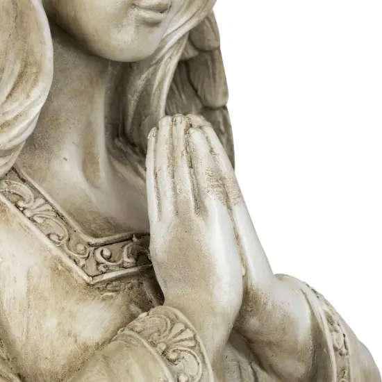 Northlight Standing Praying Angel Outdoor Garden Statue - 46" Beige {7}
