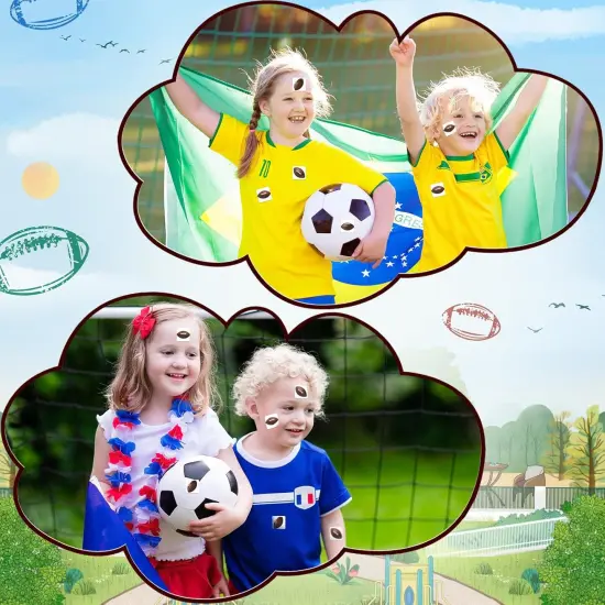 600 Pieces Sports Stickers for Kids Soccer Ball Baseball Football Stickers Basketball Football for Kids Teacher for Ball Themed Birthday Party Classroom Decorations(Football) {5}