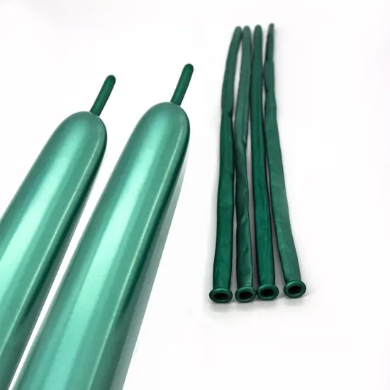 260 Long Balloons Kit With Pump, Shiny Metallic Latex Twisting for Animals, Magic for Birthdays Wedding Party Decorations 100pcs Multicolor {4}