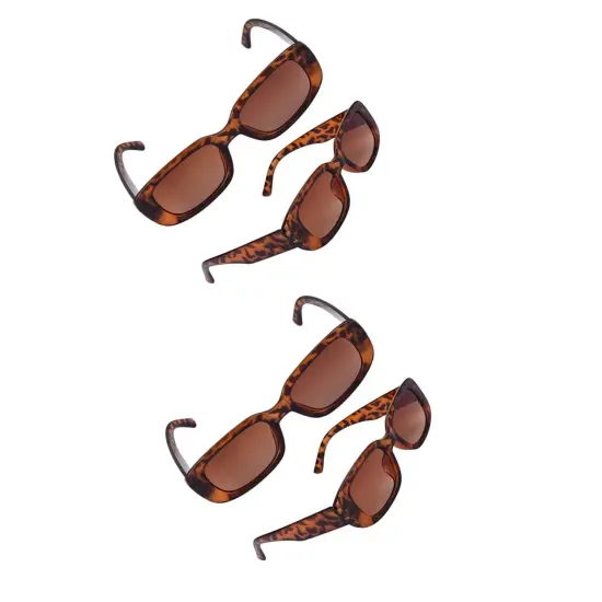Leopard Sunglasses 6 Inches Wide Plastic Frame {3}