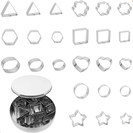 Cookie Cutter Set with Storage Box 24 Shapes for Baking & Crafts {1}