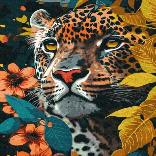 Painting by Numbers kit Dangerous predator with extra metallic paintsKHO6528 {2}