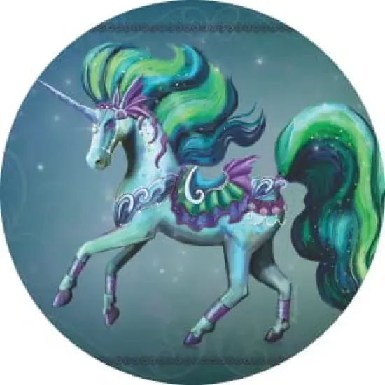 Mystic Unicorn Ceramic Car Coaster Set 2.56" (2 Pack) {1}