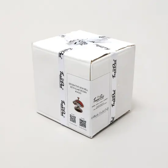 Decorative Aluminum Desk Bell in Silver Color - 4" Dia {6}