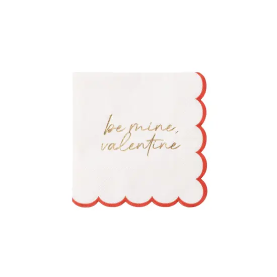 'BE MINE, VALENTINE' COCKTAIL NAPKINS {1}