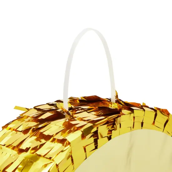 Juvale Gold Foil Number 6 Pinata for Kids Ages 3-14 Birthday Party Decorations, Centerpieces, Anniversary Celebrations, Small (15.5 x 10.5 x 3 In) {6}