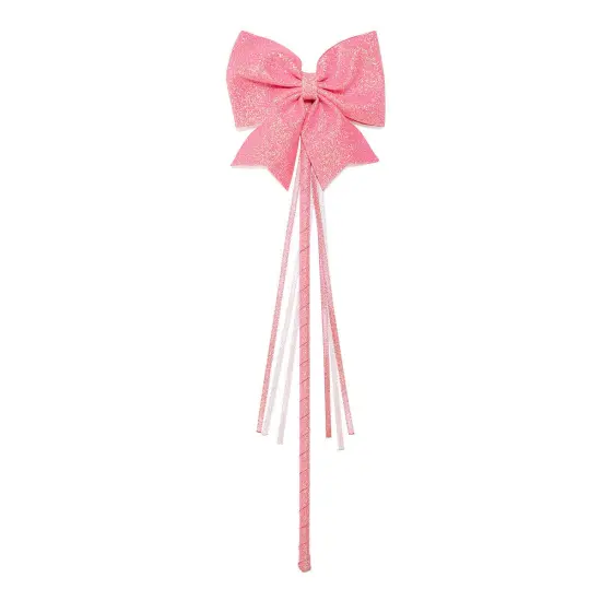 PINK BOW WAND {1}