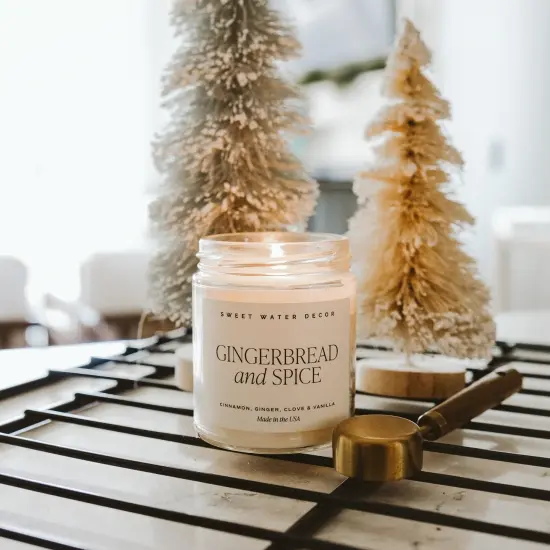 GINGERBREAD AND SPICE SOY CANDLE {3}
