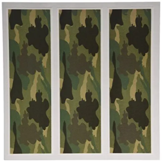 Camouflage Camo Edible Icing Image Cake Strips Side Edge Decoration 3pc by Whimsical Practicality {1}