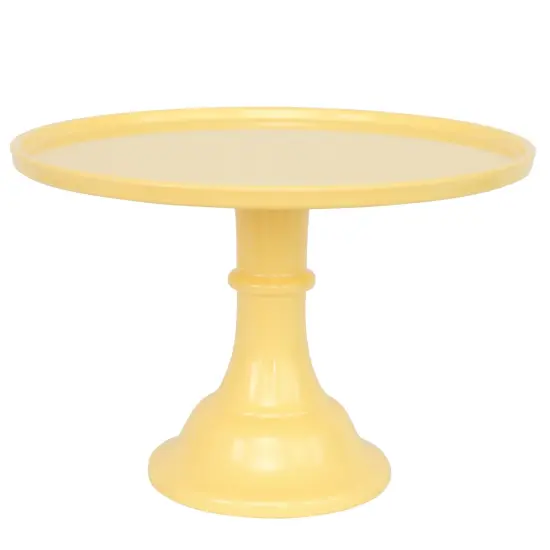 LARGE DAISY YELLOW MELAMINE CAKE STAND {1}