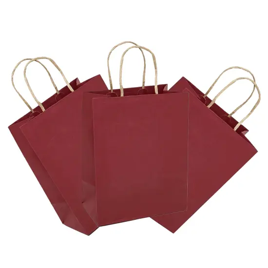 Kraft Tinted Shopping Bag 5.5" x 3.25" x 13" for Larger Items {4}