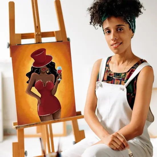 8 Pack 12x16 Pre Drawn Canvas for Painting Sip and Paint Kit for Adults {3}