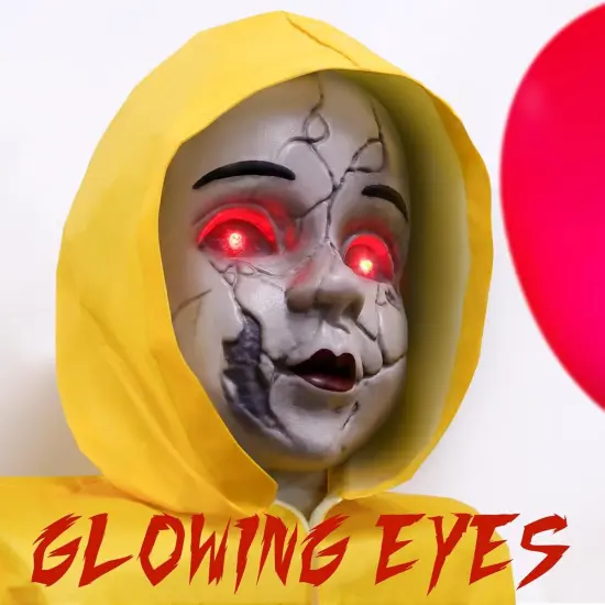 4 Ft Life Size Animatronics Prop with Glowing Balloon {2}