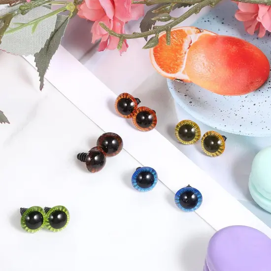 20Pcs Colored Crochet Eyes, 15mm {3}