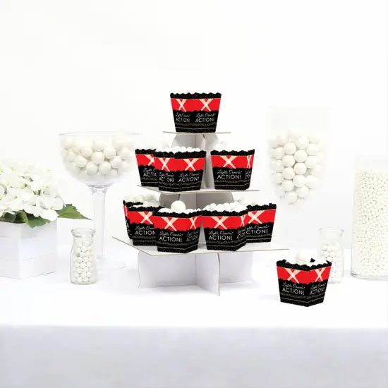 Big Dot of Happiness Red Carpet - Party Mini Favor Boxes - Movie Night Party Treat Candy Boxes - Set of 12 {3}