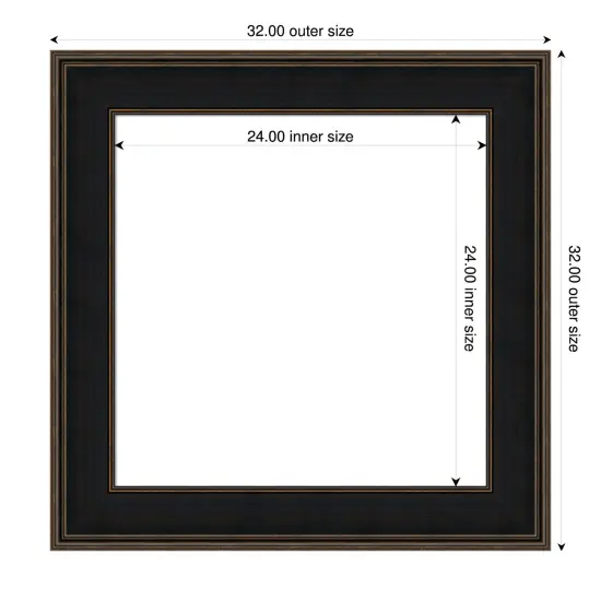 Mezzanine Framed Dry Erase Magnetic Board Espresso {4}