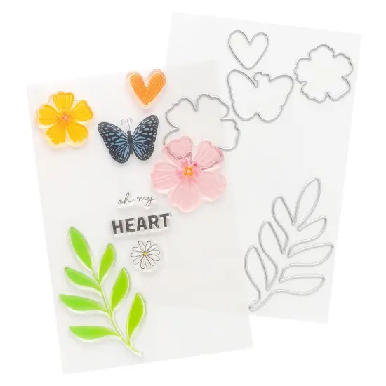 Vicki Boutin Bold And Bright Stamp & Die Set-Oh My Heart {5}