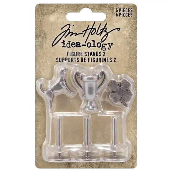 Tim Holtz Idea-ology Figure Stands 2-3 Charms {1}