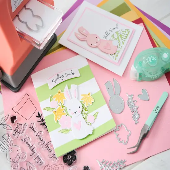 Sizzix Thinlits Die Set By Catherine Pooler 15/Pkg-Bunny Bits & Blooms #2 {5}