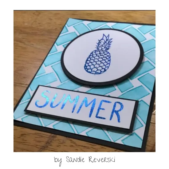 Deco Foil Adhesive Transfer Sheet by Brutus Monroe 5.9"X5.9"-Summer Sizzle {6}