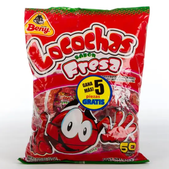 Beny Locochas Fresa 1lb 60ct {1}
