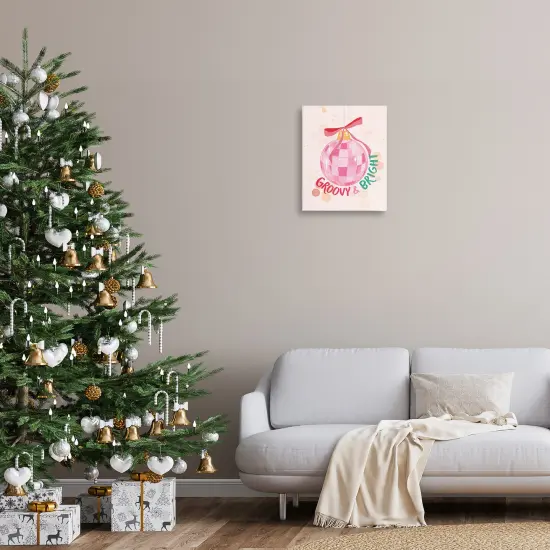 Stupell Industries Groovy & Bright Bauble Canvas By Rachel Nieman {2}