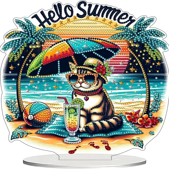 DIY Tabletop Diamond Art Kit for Adult {1}