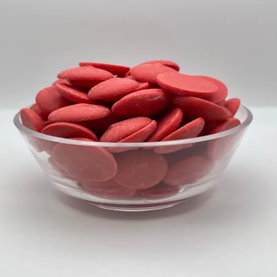 2.5lbs Merckens Red Chocolate Candy Melts for Coating Dipping Drizzling Baking and Decorating {2}