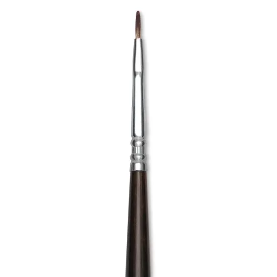 Escoda Vintage Synthetic Brush - Filbert, LongHandle, Size 0 {1}