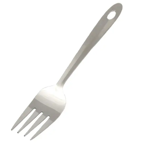 Chef Craft 9" Stainless Steel Meat & Potato Serving Fork with Sleek Mirror Finish {1}