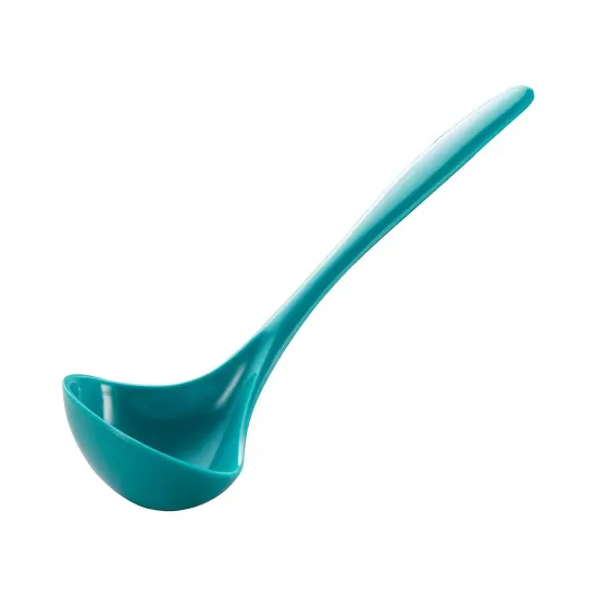 Hutzler 7.5-Inch Long Mini Melamine Ladle, Great for Serving Sauces and Gravies Turquoise {1}