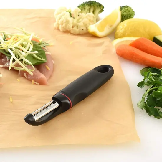 Norpro Grip-EZ Handle Stainless Steel Blade Julienne Slicer / Veggie Peeler {4}