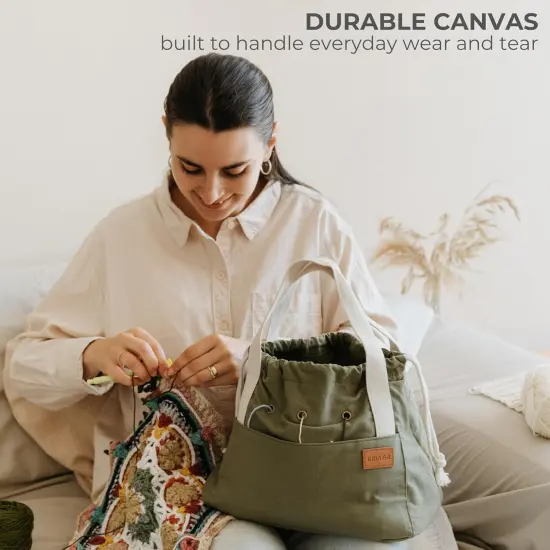 Stylish Crochet Bag Organizer Easily Organizes Your Yarn {5}