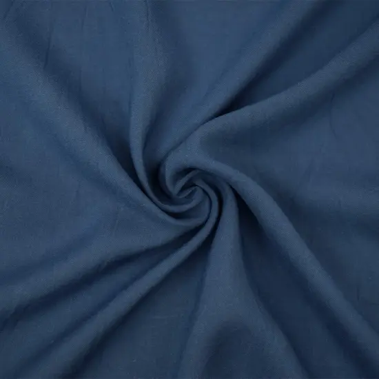 Deep Blue Cotton Solid Batiste Woven Fabric By the Yard {1}