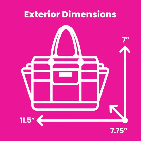 Deluxe Store & Tote Craft Organizer, Coral Heather {3}