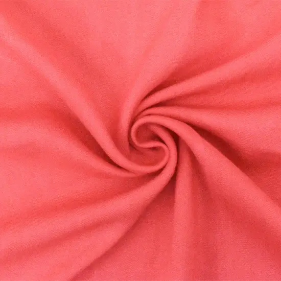 Red Solid Rayon Challis Woven Fabric By the Yard {1}