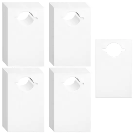 100-Pack Disposable Bibs for Adults and Senior Citizens for Mess-Free Eating, Throw Away Bibs for Accidental Stains and Spills, Single-Use Clothing Protectors (White, 23.6x15.5 in) {1}