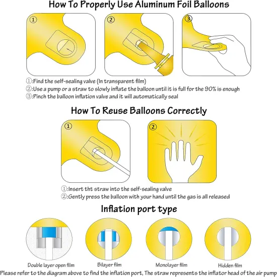 Letter Balloons 40 Inch Giant Jumbo Helium Foil Mylar(40 Inch Gold) {2}