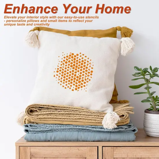 16PCS Geometric Stencils(16PCS/6"-01) {4}