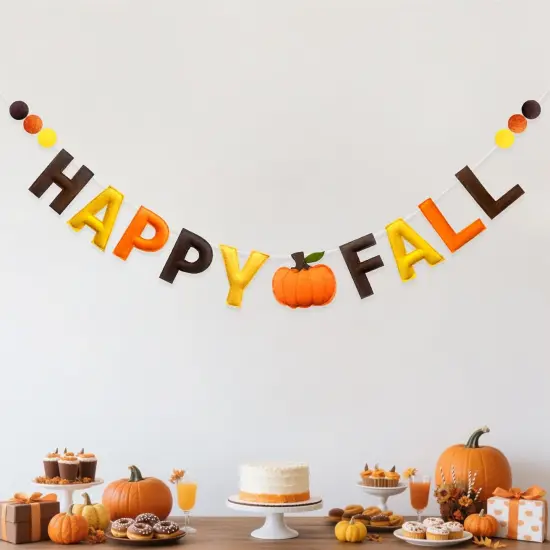 Fall Decorations Pre-Strung Handmade (pinkblume) {4}