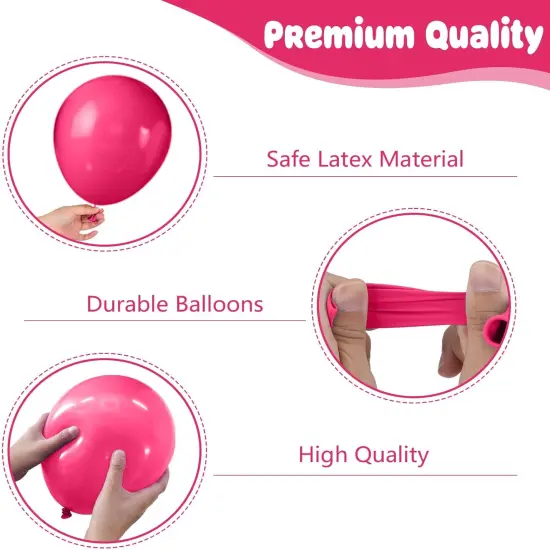 Pink and Silver Balloons (Pink Silver) {2}