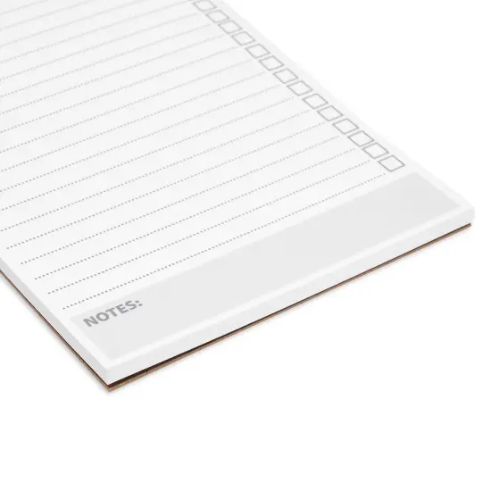 6 Pack To Do List Notepads, Daily Reminder Checklist (8.5 x 5.5 In, 60 Sheets Each) White {6}
