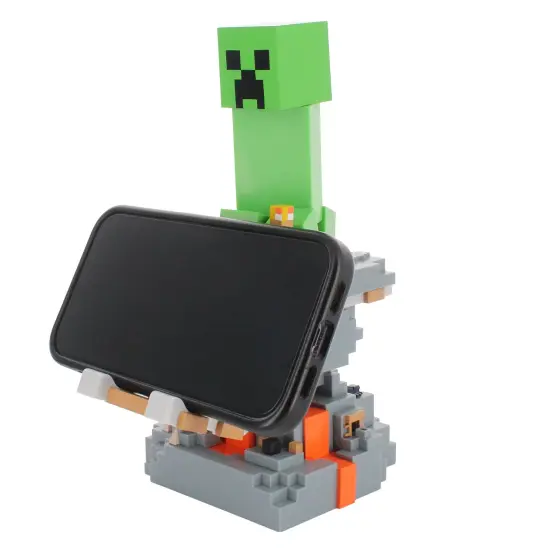 Exquisite Gaming: Minecraft: Creeper - Cable Guys Original Controller & Phone Holder, Collectible Device & Gaming Stand, Officially Licensed Figure {6}