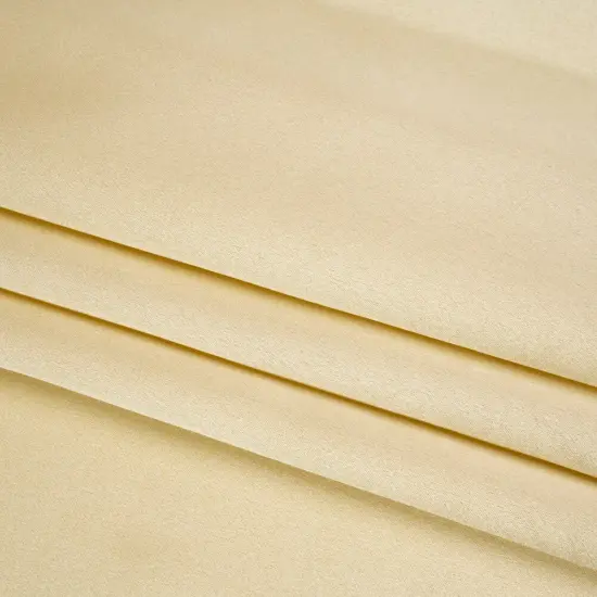 1 Yard Pale Yellow Silk Crepe Back Satin Soft Smooth Elegant Sewing Fabric for Summer Dresses 44 inch Width {4}