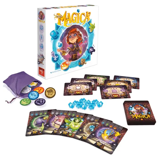 Via Magica - Light Strategy Card Game, Ages 7+, 2-6 Players, 30 Min {6}