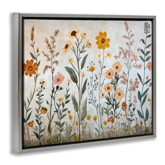 Stupell Industries Growing Tall Wildflowers Floating Frame, design by Petal Prints Design {3}