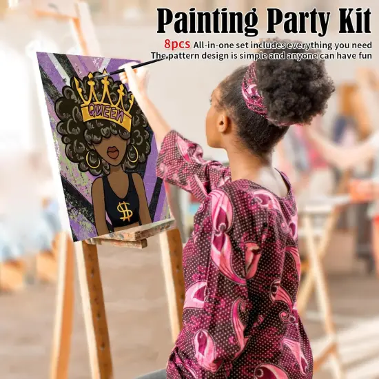 8 Pack Couples Pre Drawn Canvas (8x10) {3}